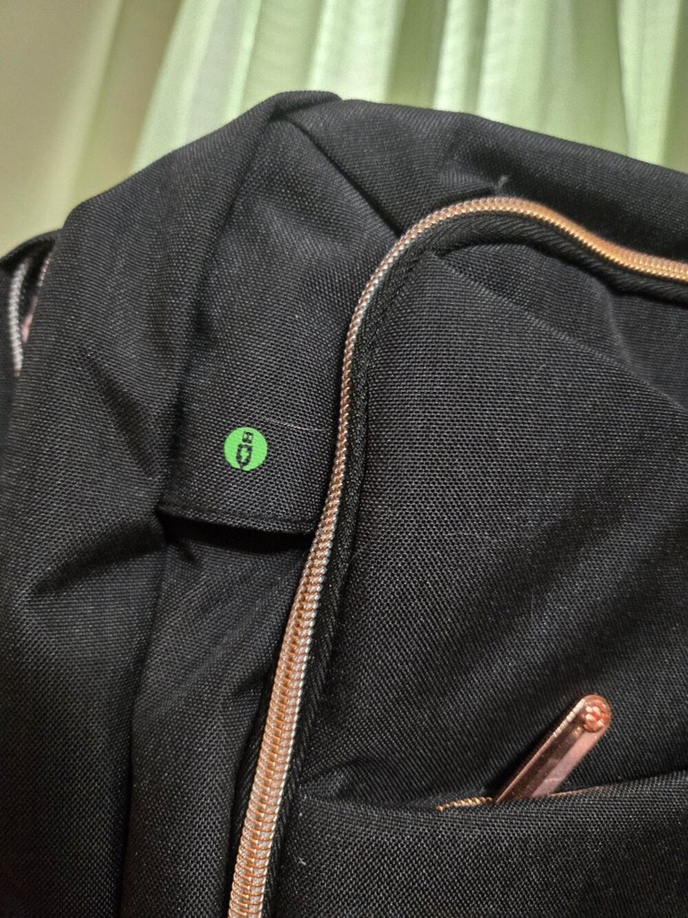 Brand New with Tags Swiss Digital Black Backpack with Rose Gold Accents